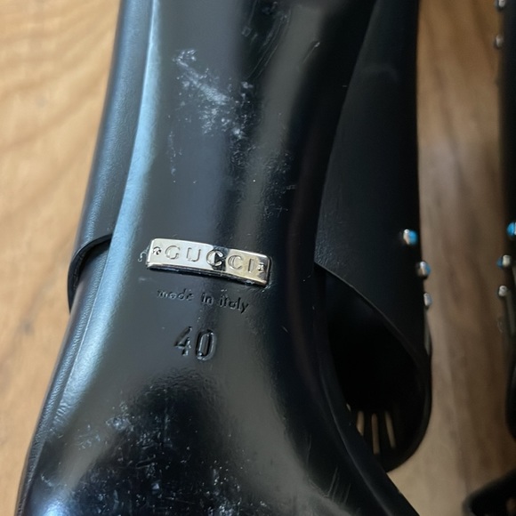 Gucci - Lika Laser Cut Ankle boot black size 40 - Picture 7 of 11